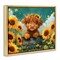 Stupell Industries Cute Happy Highland Cow Floating Frame, design by Momart